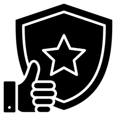 Reputation Management Icon Element For Design