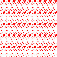 Hearts seamless pattern background. Vector illustration
