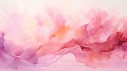 Pink dreams - flowing harmony on canvas.