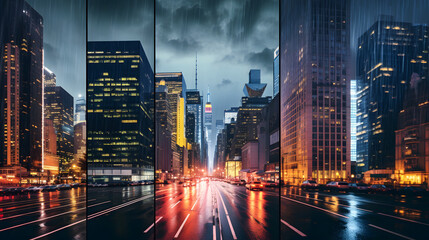 City of Lights: Nocturnal Symphony in Urban Illumination