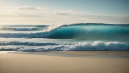 beautiful wave beach