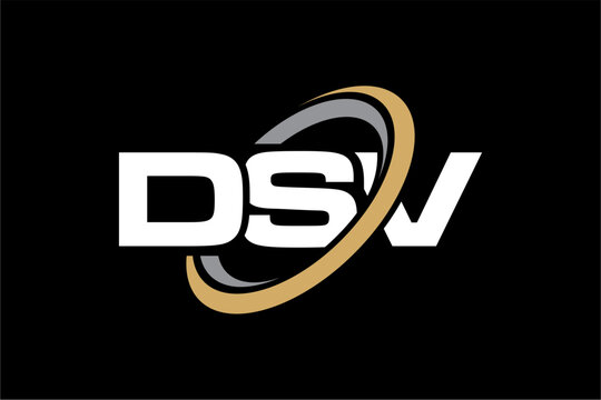 DSV creative letter logo design vector icon illustration