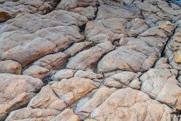 Mountain Rock Texture: Nature's Artistry in Ain Kanassira, Tunisia