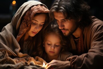 holy family with Jesus © nataliya_ua
