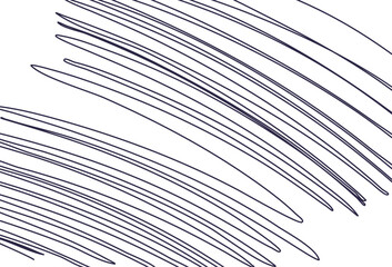 Abstract background of curved hand drawn lines. Pencil scribble vector set. Childish drawing.