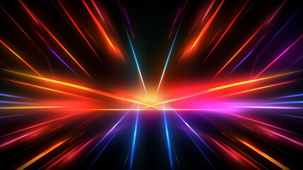 Beautiful vivid colors abstract technology futuristic background wallpaper 