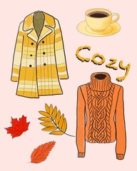 Cozy autumn set