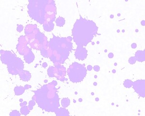 Purple splashes of paint