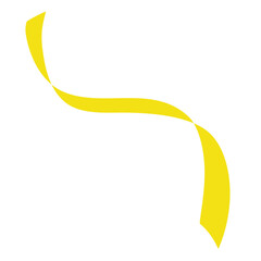 A curly colorful ribbon 