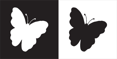 llustration vector graphics of butterfly icon