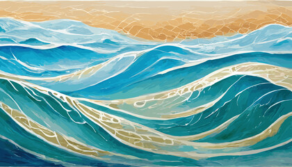 ocean sea waves ripples water background