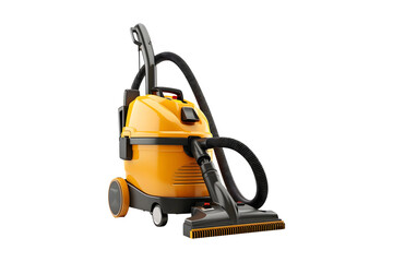 Vacuum cleaner isolated on a transparent background, AI
