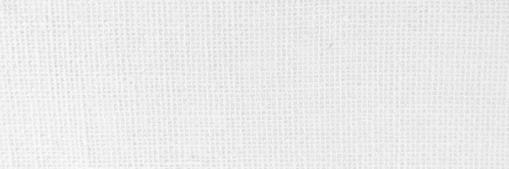White sackcloth texture or background and empty space. - obrazy, fototapety, plakaty