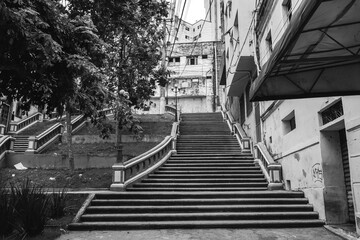 escadaria na cidade de Vitória, Estado do Espirito Santo, Brasil
