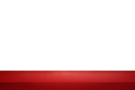 The red concrete floor is light and shiny. Used for displaying products PNG transparent