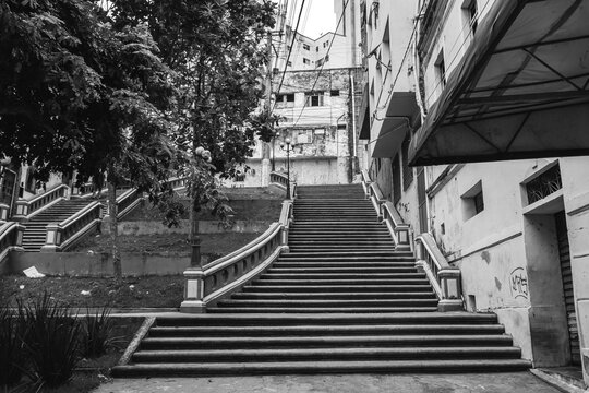 escadaria na cidade de Vitória, Estado do Espirito Santo, Brasil