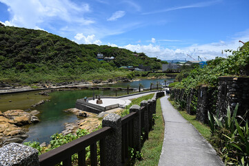 Fototapeta premium Heping Island Park in Keelung City, Taiwan.
