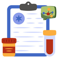 Trendy design icon of prescription

