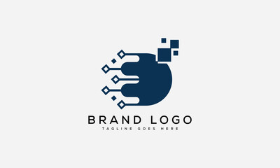 letter D logo design vector template design for brand.