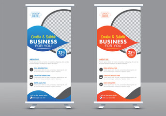 business roll-up banner template