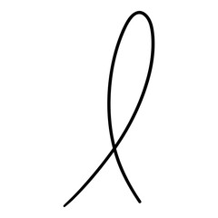 Calligraphy swoosh wavy line vector elements set