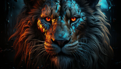 lion portrait