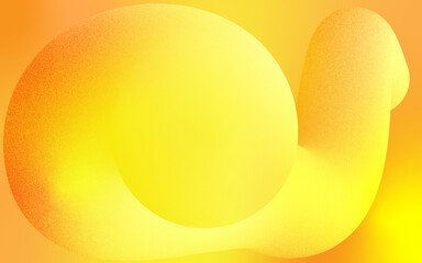 Abstract twisted fluid shape with modern gradient fluid curve element for billboard design graphic