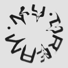 Typographic streetwear print 