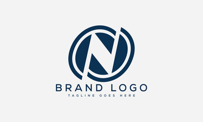 letter N logo design vector template design for brand.