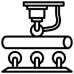 Testing Pipes Icon