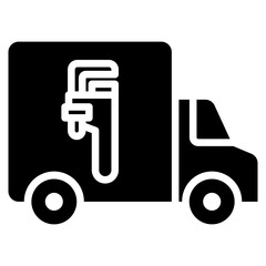 Plumber Truck Icon