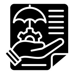 Future proof glyph icon illustration vector graphic