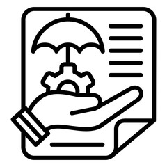 Future proof line icon illustration vector graphic