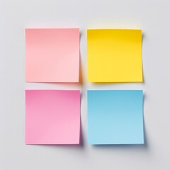 Set of  Sticky Notes in Different Colors