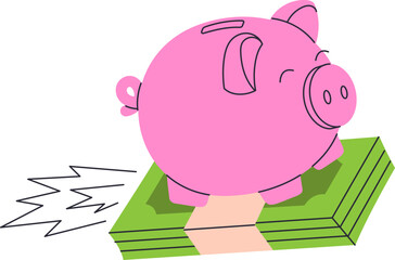 Piggy bank illustration