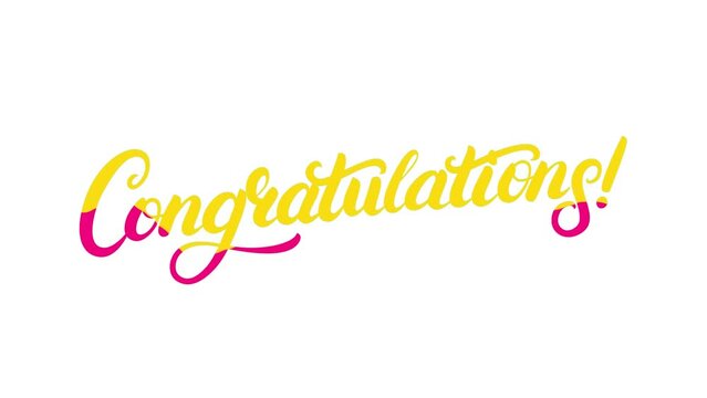 congratulations wishes celebration confetti animation