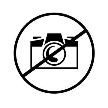 no photography sign, Signs Prohibiting carrying cameras or taking pictures