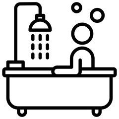 Obraz premium Bathing Icon