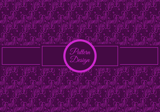 vector seamless floral pattern Design .