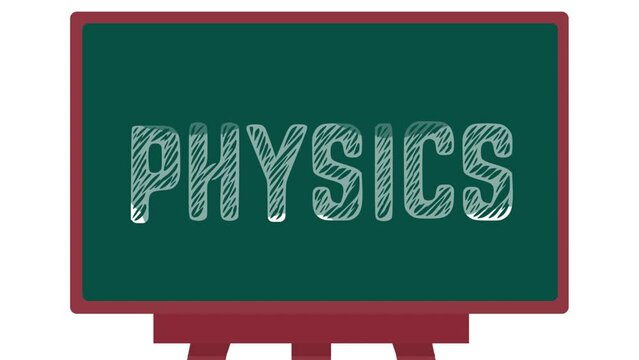 Physics Science class lecture education course chalkboard&nbsp;animation
