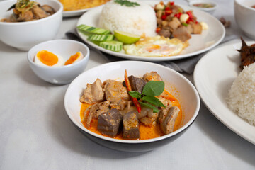 Pork Panaeng Curry Food thailand style