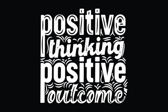 Naklejki Positive thinking positive outcome