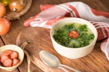 Caldo verde soup