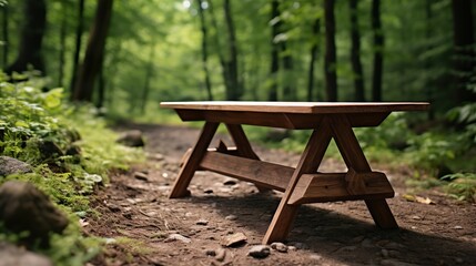 Outdoor Bench in Natural Woods