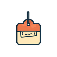 Obraz premium price tag isolated on white background