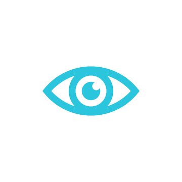 Open Eye icon. From blue icon set.