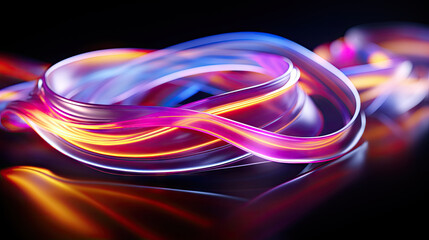 Abstract Neon Wallpaper Background [300DPI]