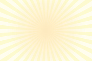 Abstract light yellow rays background. Abstract lemon chiffon rays background. Sunlight rays background. Starburst background. Sun beam ray sunburst pattern background. 