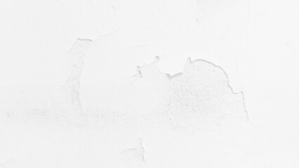 Crack concrete white wall background. White concrete wall texture background. background and texture of white concrete wall.