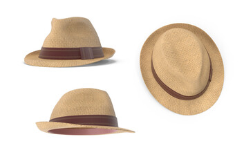 cowboy hat isolated on transparent background